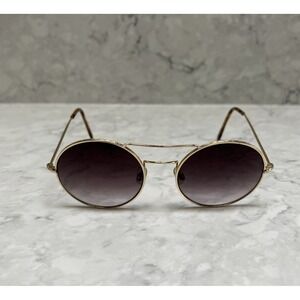 Illesteva Delon C 02 Round Sunglasses Tortoise Aviator Made In Italy